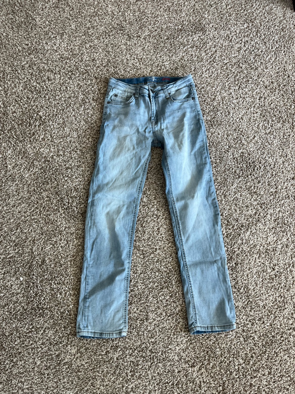 7 For All Mankind Light Blue Kids' Jeans size 12 Slimmy